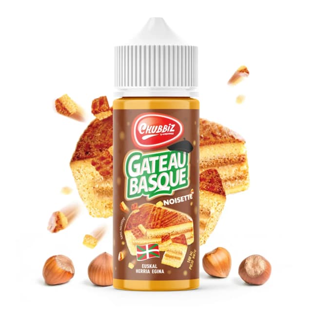 Gâteau basque noisette 100ML CHUBBIZ